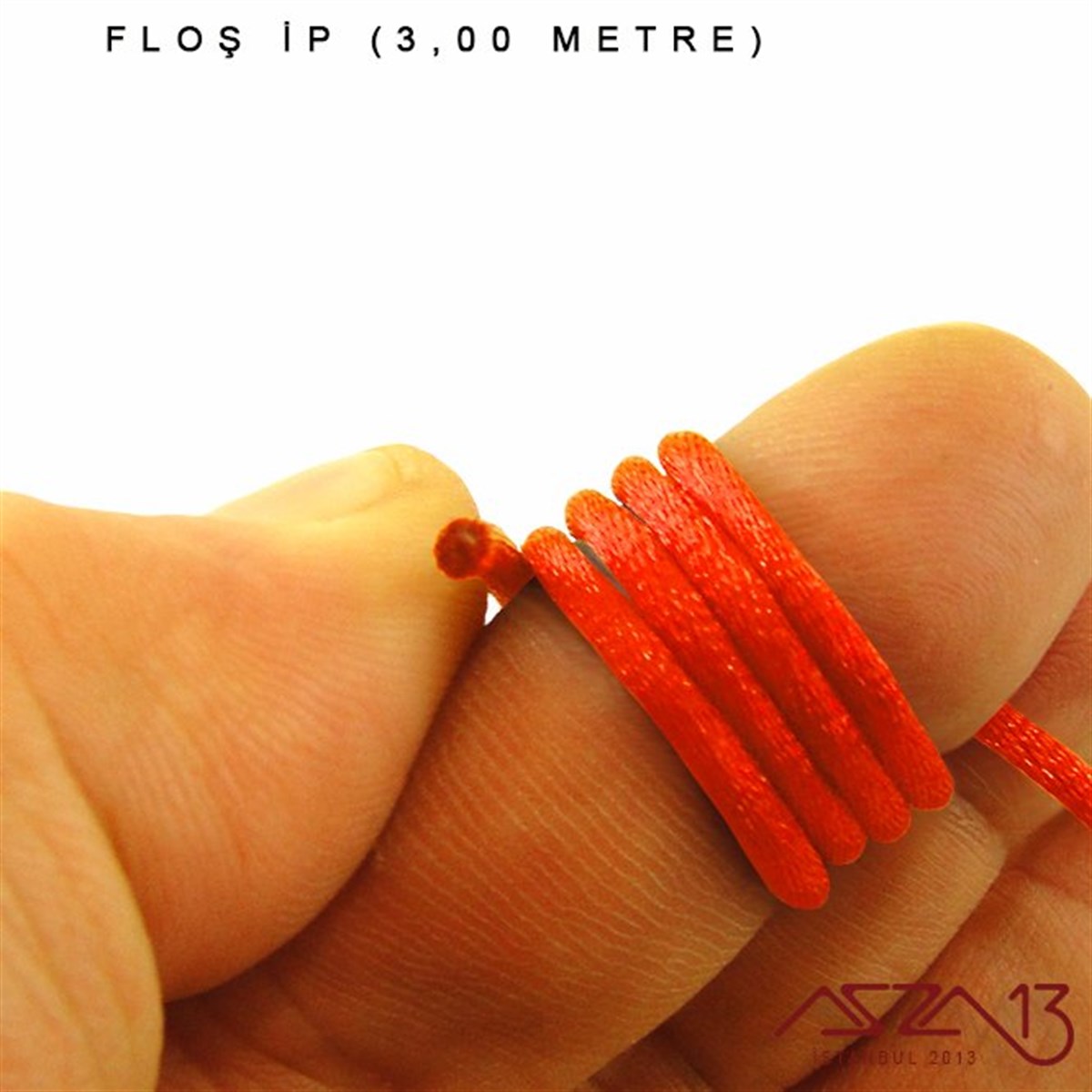Turuncu - 2,00 mm - Floş İp / 3 Metre