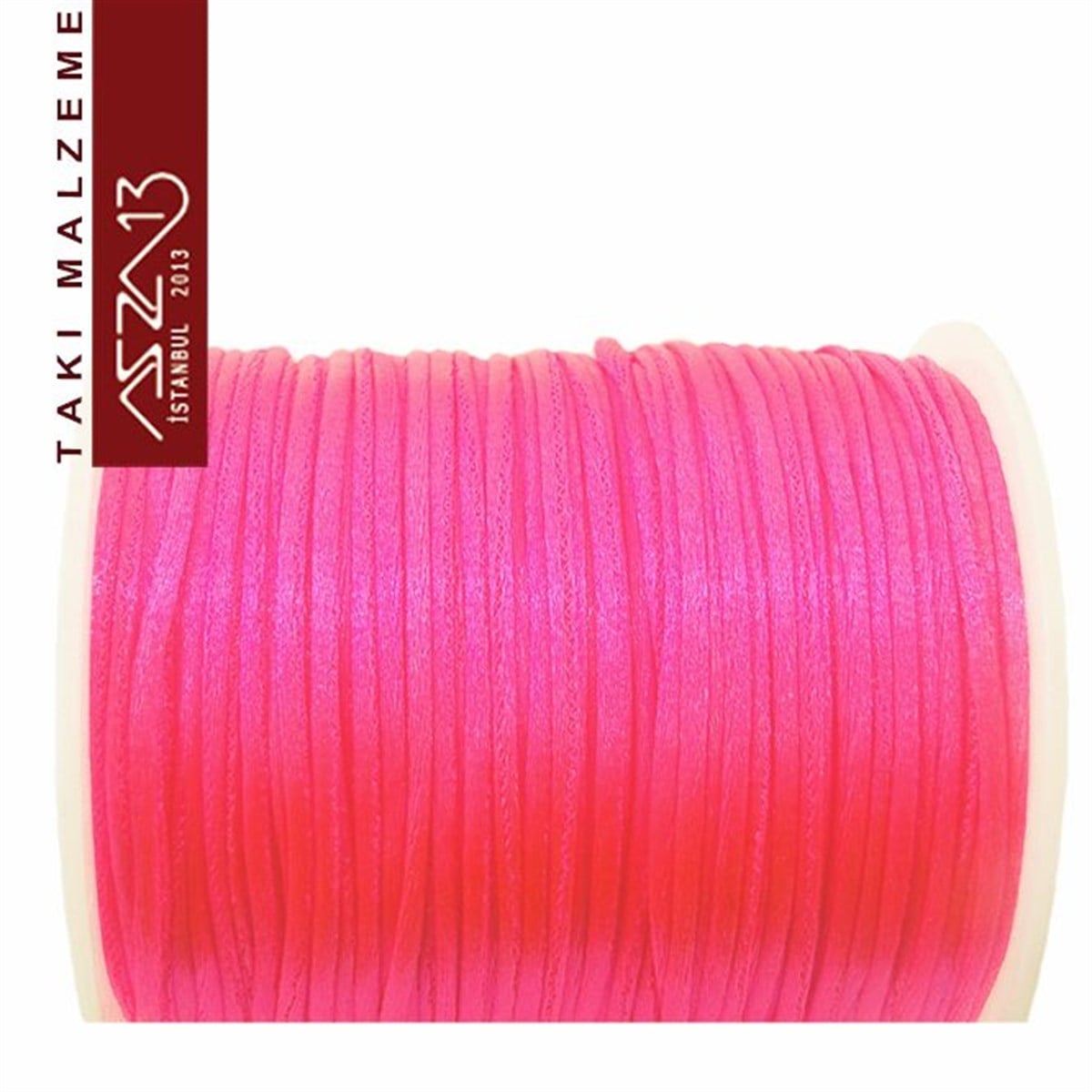 Neon Pembe 1,00 mm Floş İp / Paket İçeriği 50 m