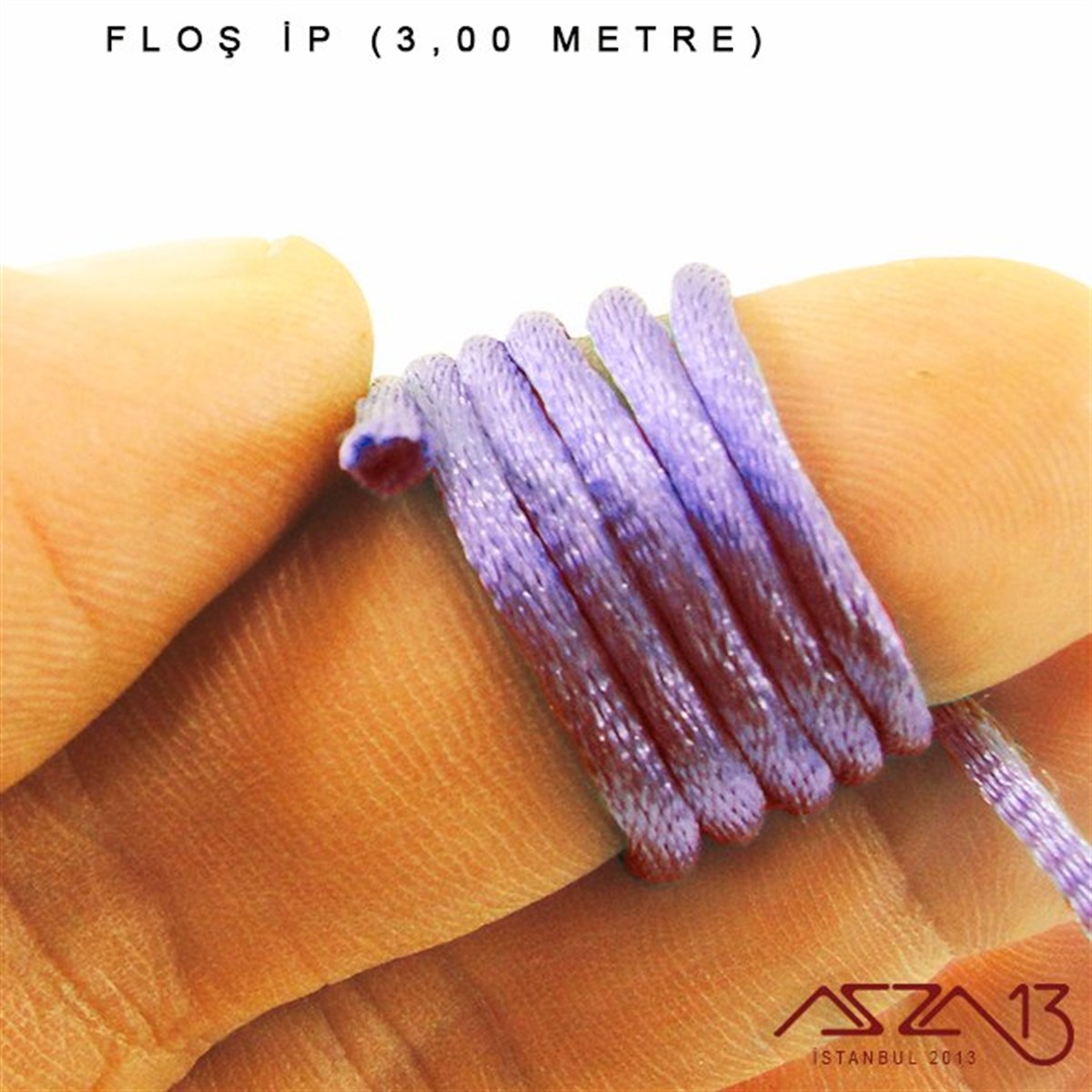 Leylak - 2,00 mm - Floş İp / 3 Metre