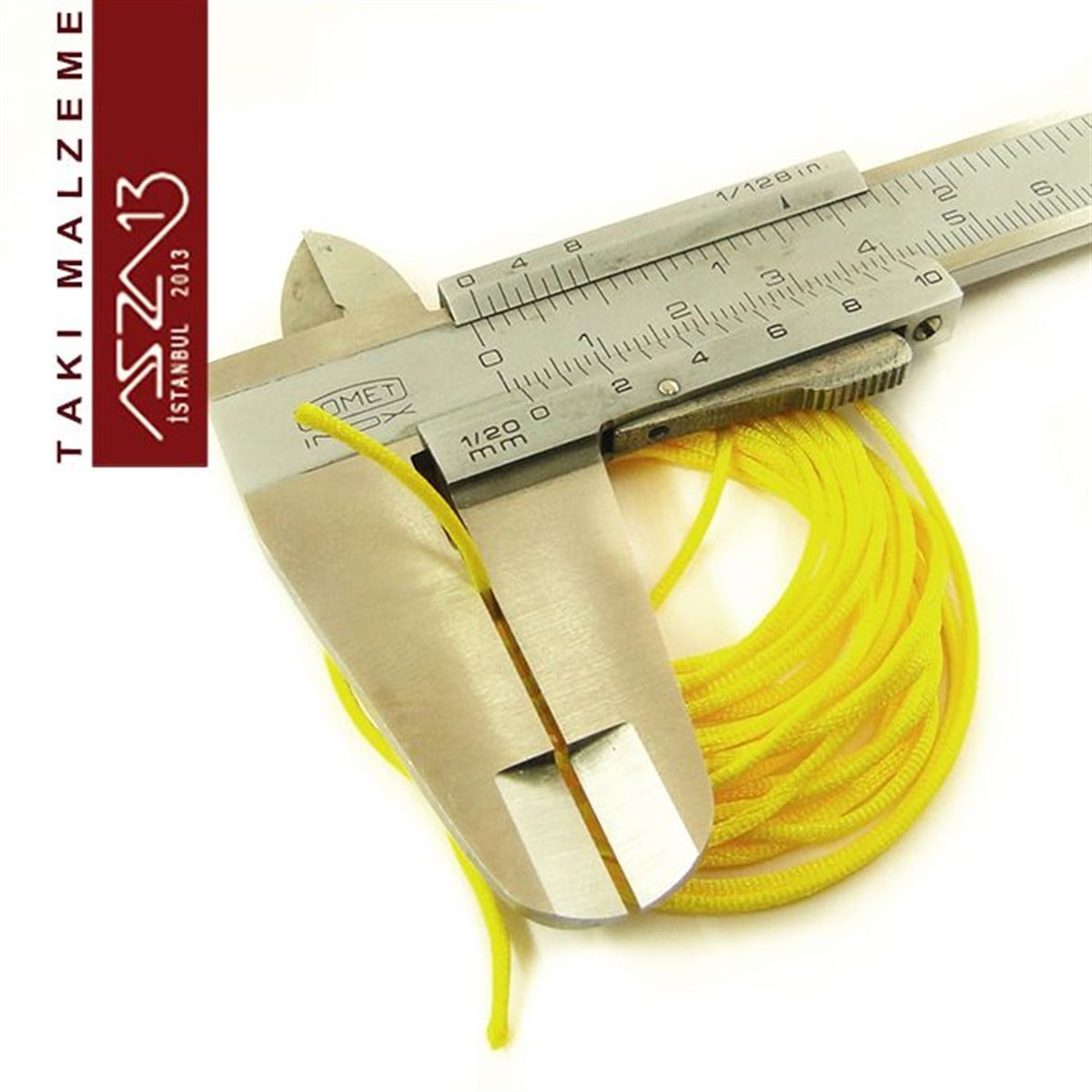 Sarı 1,00 mm Floş İp / Paket İçeriği 3 m