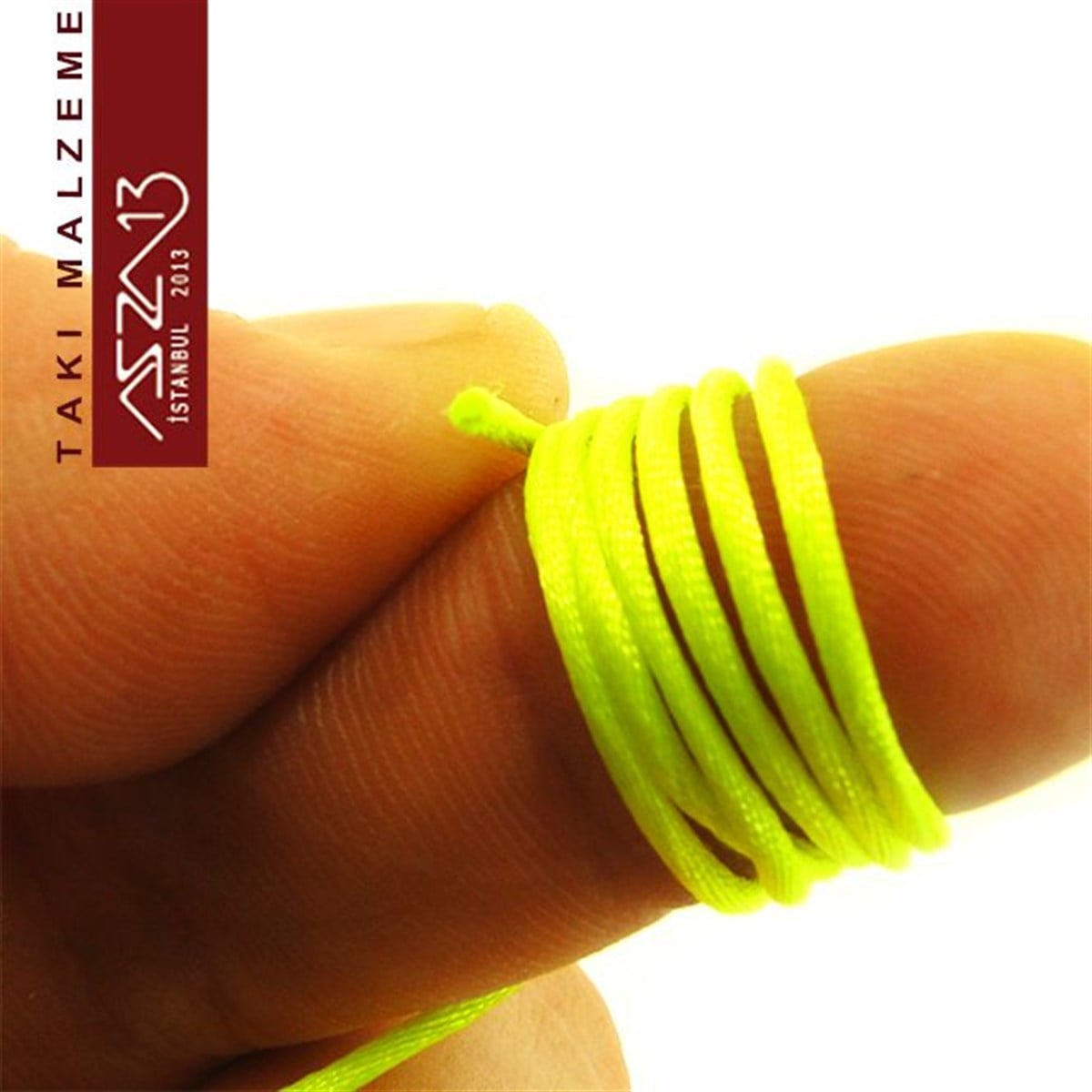 Neon Sarı 1,00 mm Floş İp / Paket İçeriği 3 m