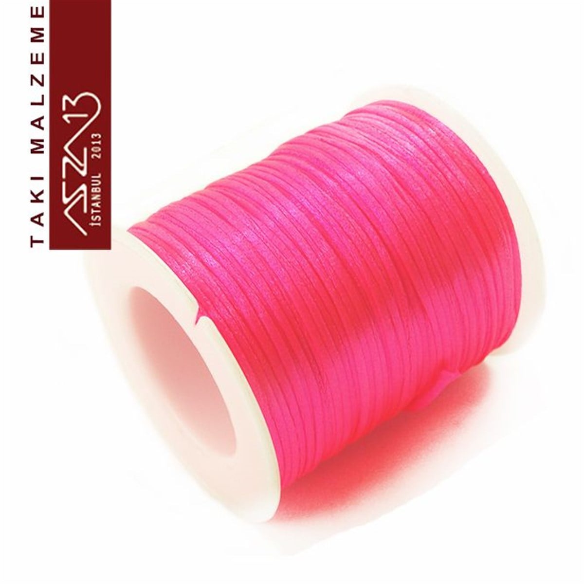 Neon Pembe 1,00 mm Floş İp / Paket İçeriği 50 m