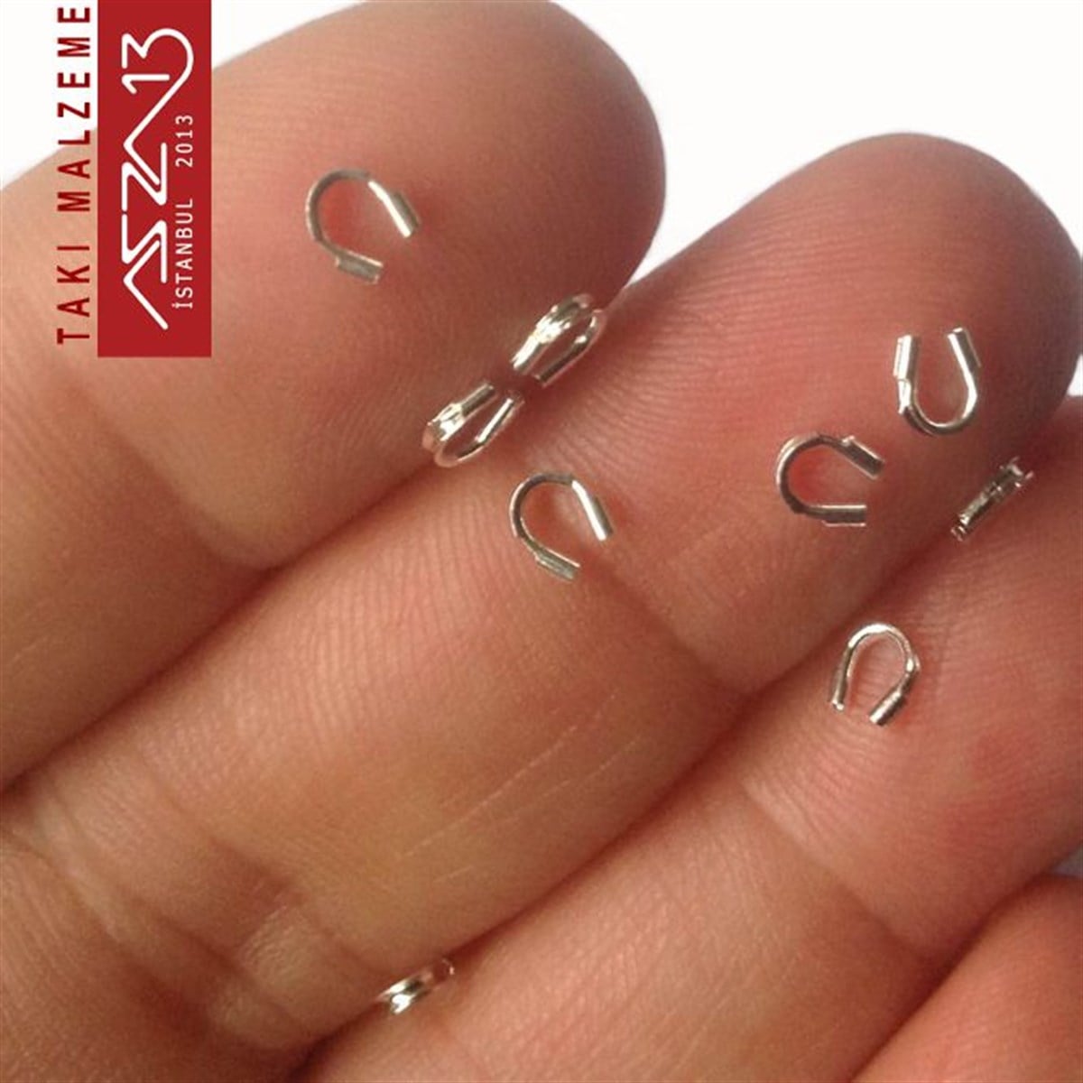 Gümüş Kaplama, 4x4,5 mm (0.21) Gardiyan / Paket İçeriği 10 Adet