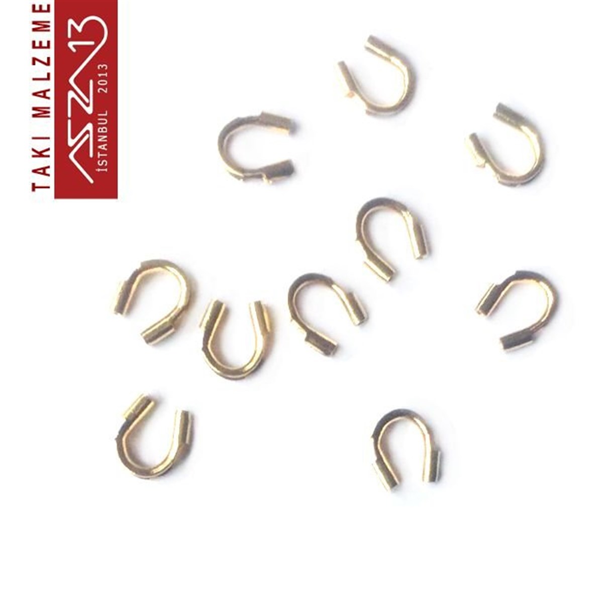 Altın Kaplama, 4x4,5 mm (0.21) Gardiyan / Paket İçeriği 10 Adet