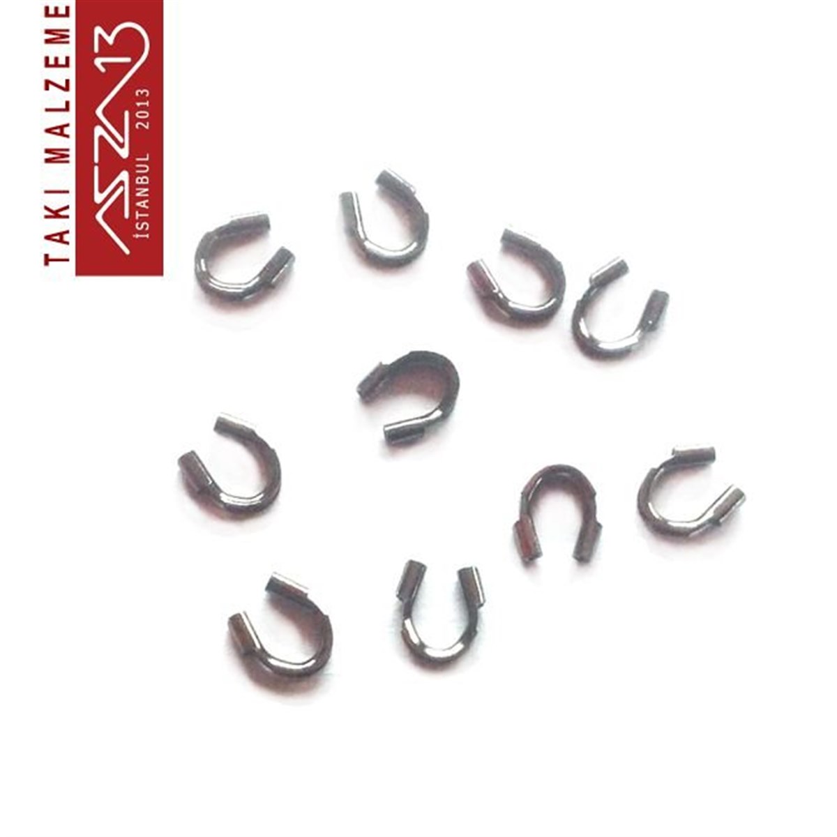 Siyah Nikel Kaplama, 4x4,5 mm (0.21) Gardiyan / Paket İçeriği 10 Adet