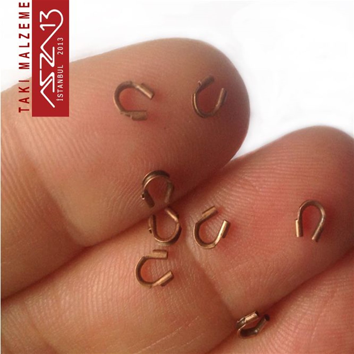 Antik Bakır Kaplama, 4x4,5 mm (0.21) Gardiyan / Paket İçeriği 10 Adet