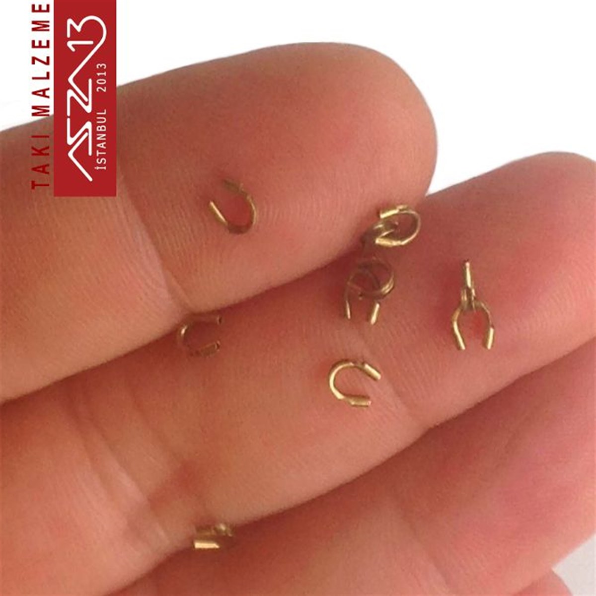 Antik Pirinç Kaplama, 4x4,5 mm (0.21) Gardiyan / Paket İçeriği 10 Adet