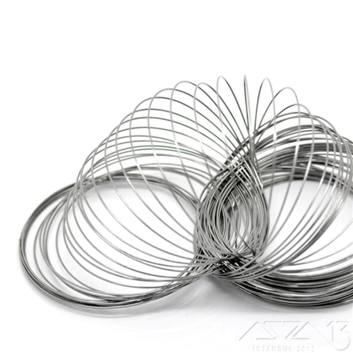 Hafızalı Bileklik Teli / Çelik / 6 cm / 20 Sıra
