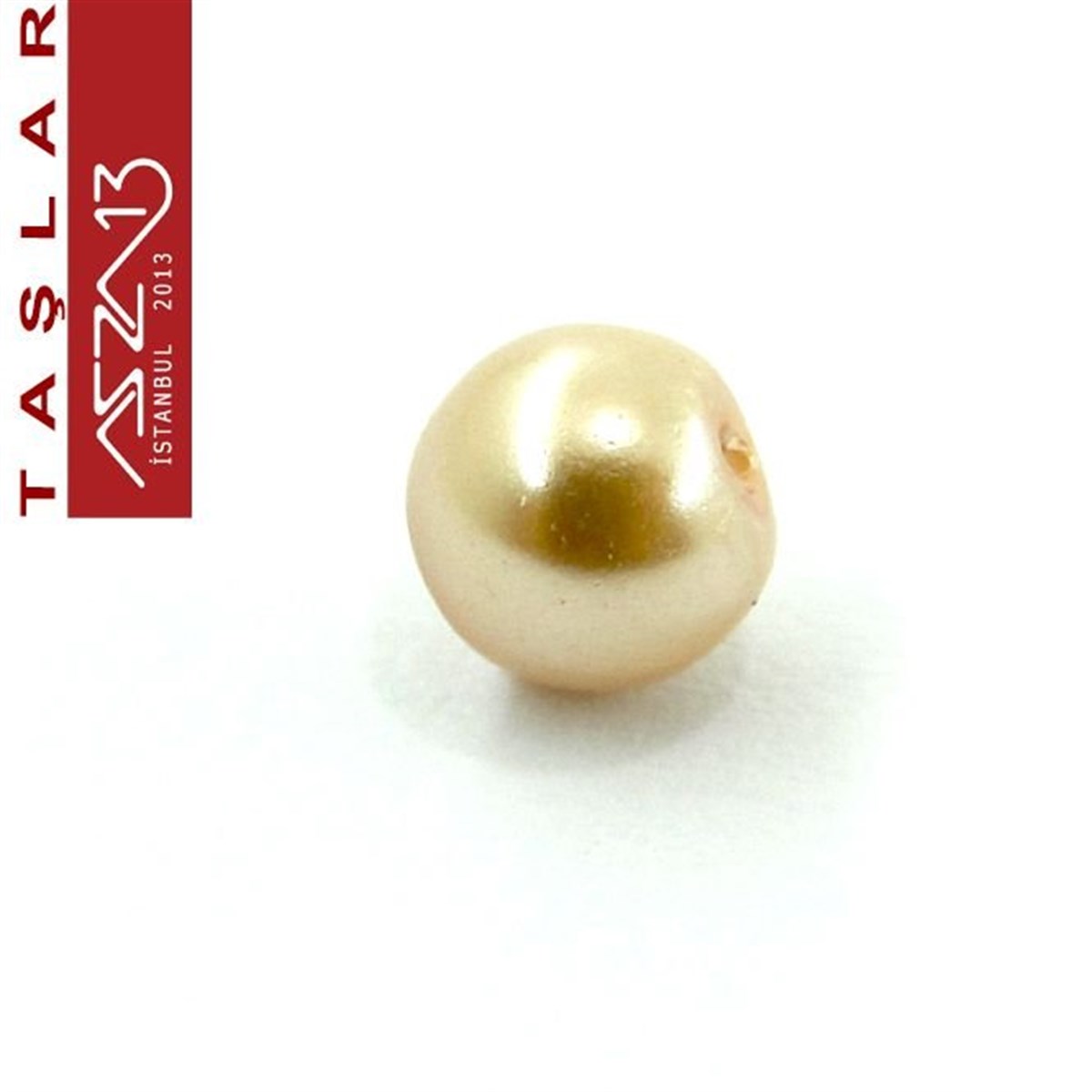 142 Adet 5 mm Altın Renk İnci Boncuk (25 gr)