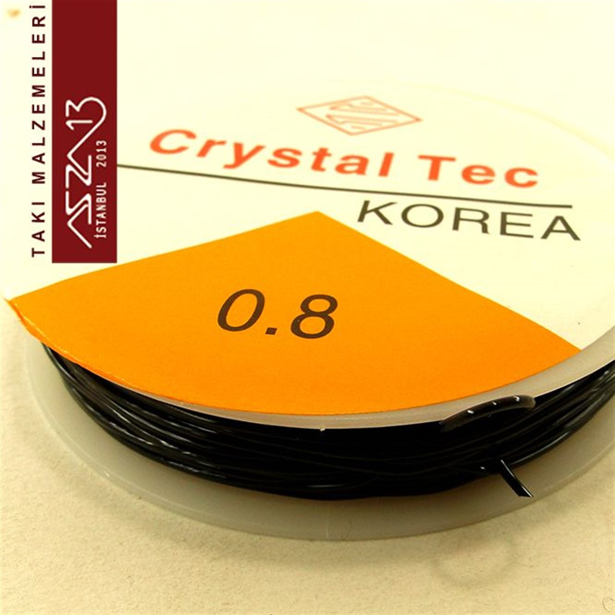 Esnek Silikon 0,80 mm Siyah Misina / Paket İçeriği 10  m