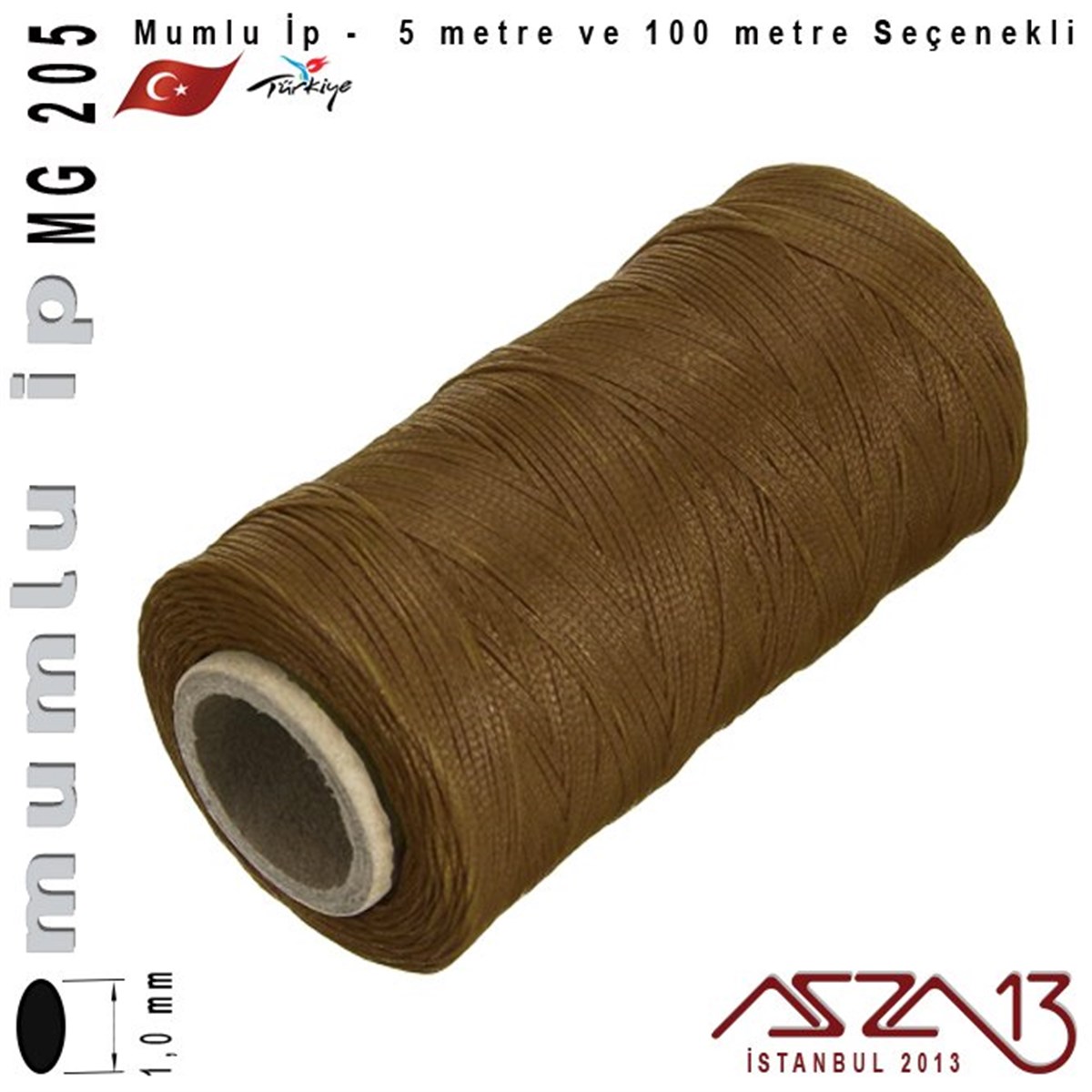 MG 205, Megafil Extra Mumlu İp - 1,0 mm Kalınlıkta / 5 veya 100 metre