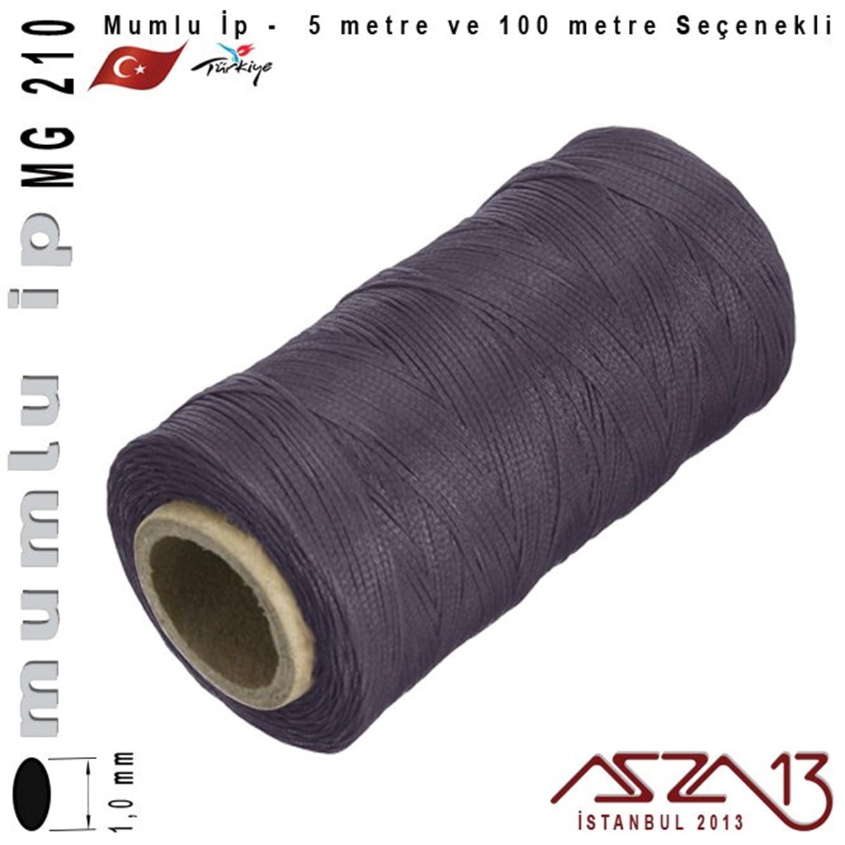 MG 210, Megafil Extra Mumlu İp - 1,0 mm Kalınlıkta / 5 veya 100 metre