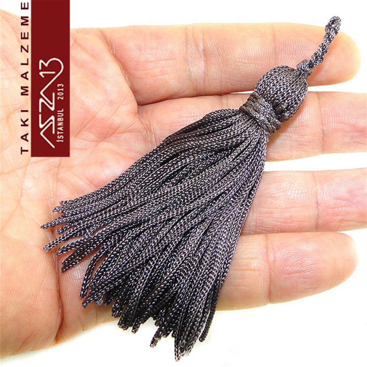 Mürdüm Rengi 12 cm Püskül / Paket İçeriği 2 Adet