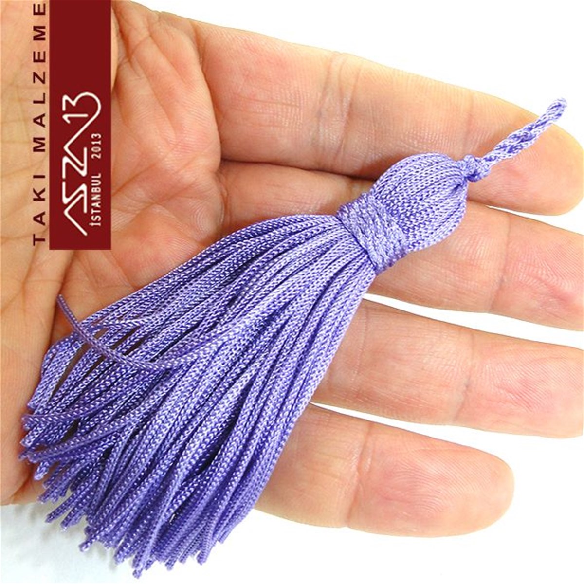 Eflatun 12 cm Püskül / Paket İçeriği 2 Adet