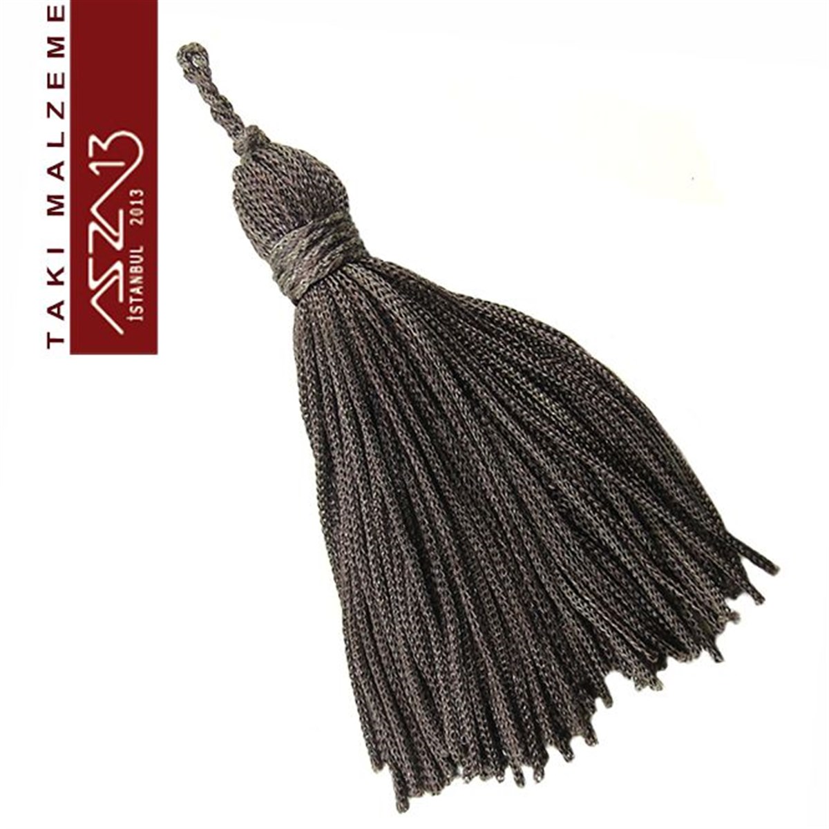 Mürdüm Rengi 12 cm Püskül / Paket İçeriği 2 Adet