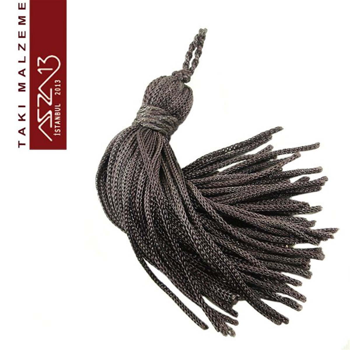 Mürdüm Rengi 12 cm Püskül / Paket İçeriği 2 Adet