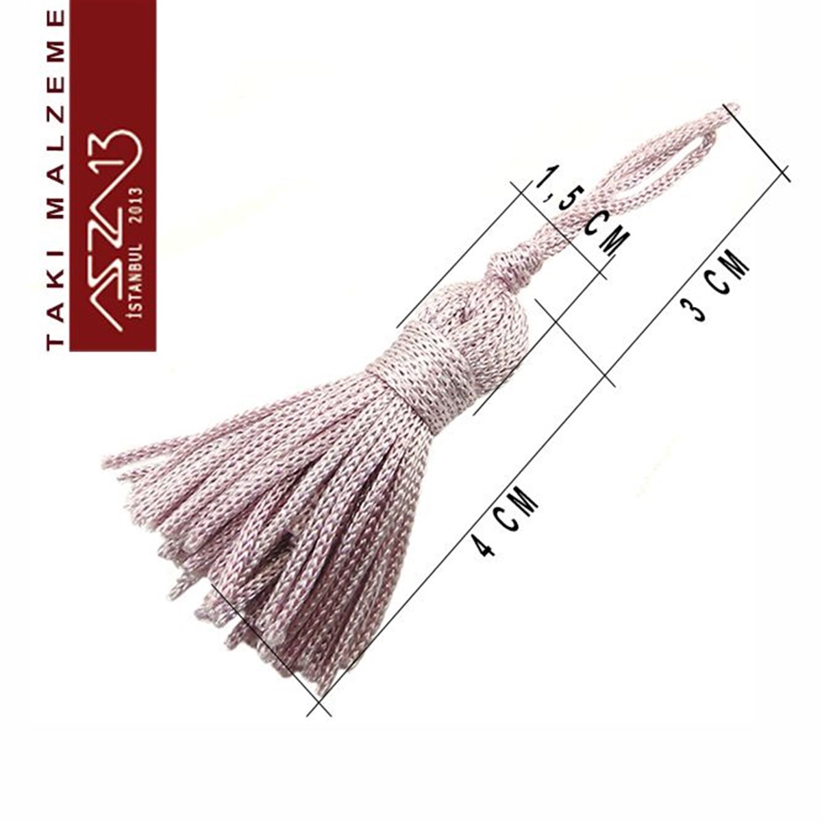 Lila Rengi 7 cm Püskül / Paket İçeriği 1 Adet