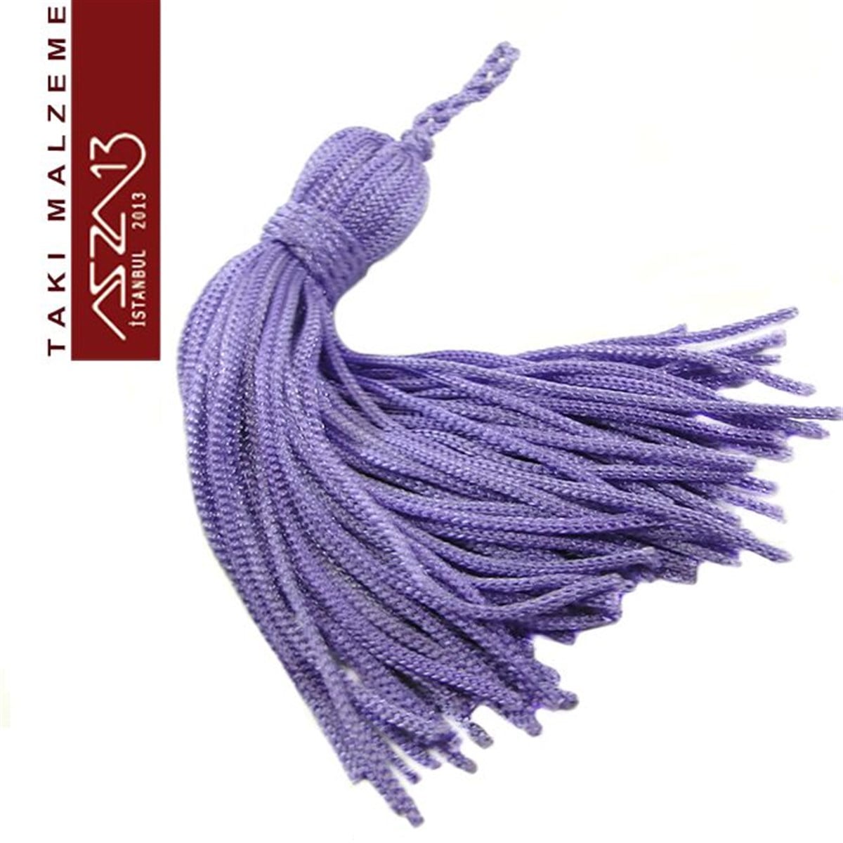 Eflatun 12 cm Püskül / Paket İçeriği 2 Adet