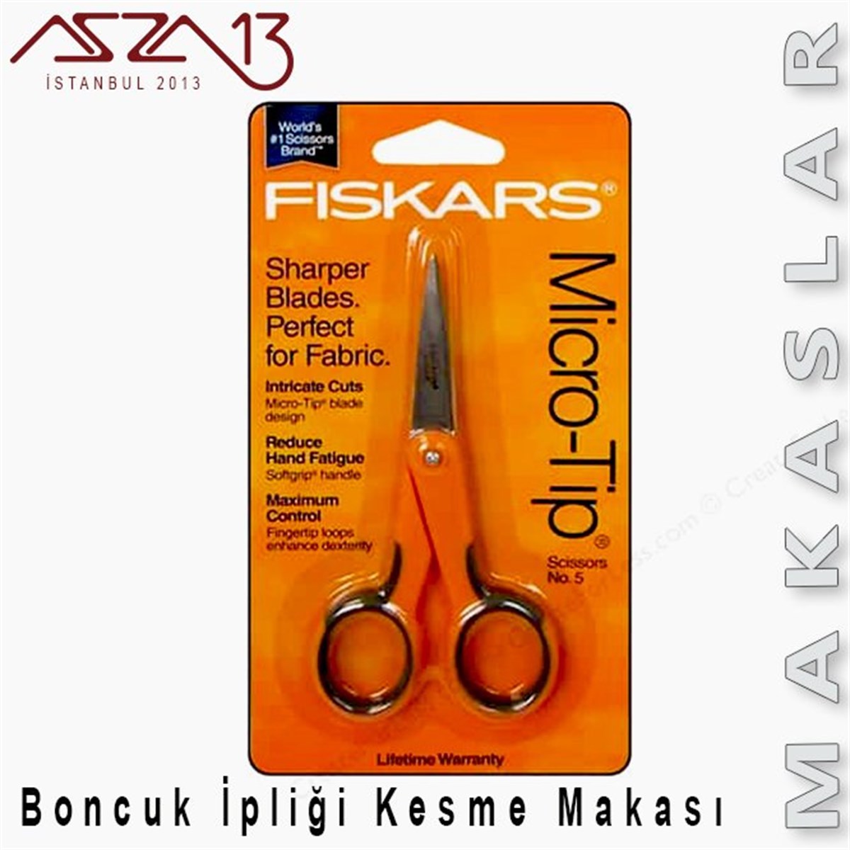 İplik ve İnce Kumaş Makası, Mikro Tip - No.5