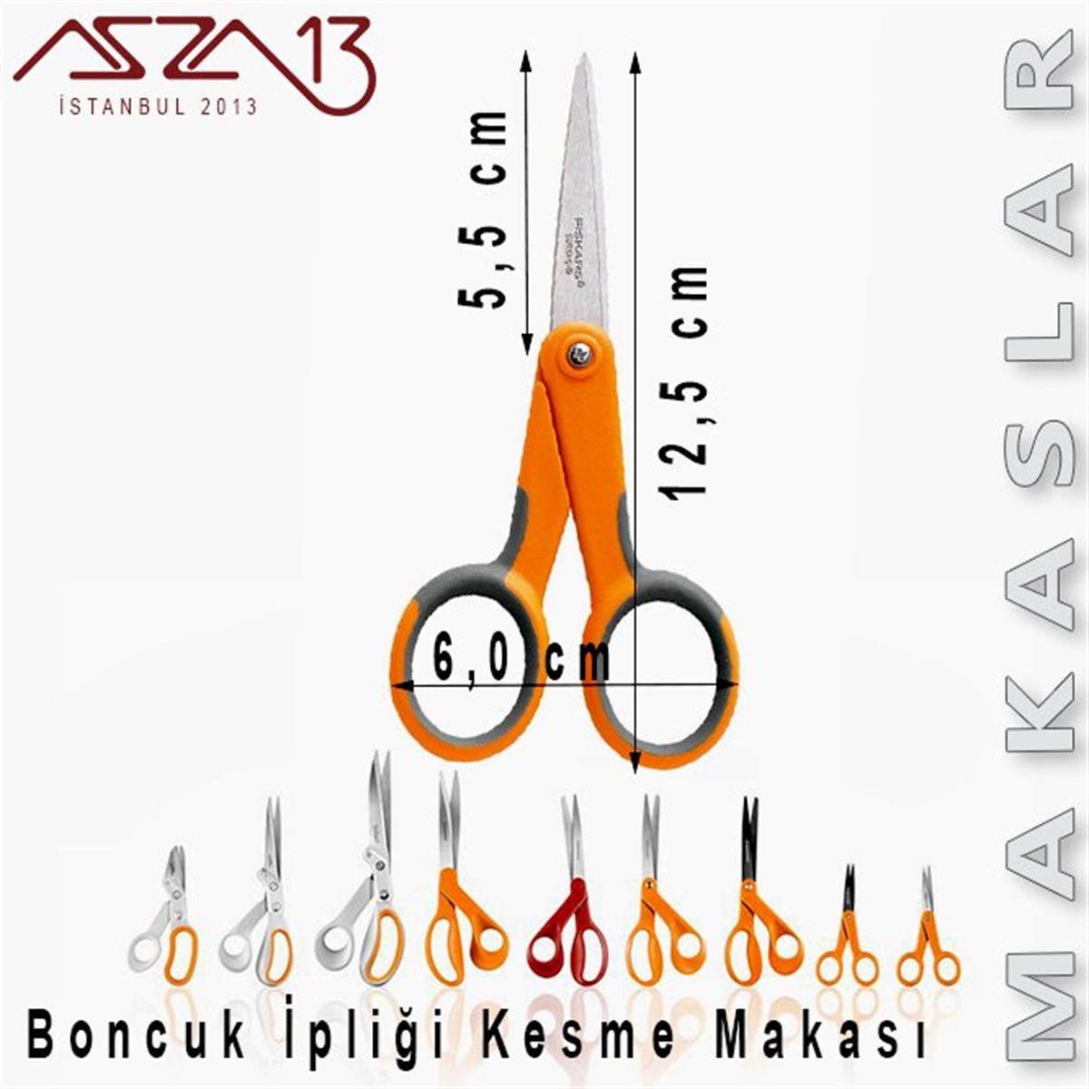 İplik ve İnce Kumaş Makası, Mikro Tip - No.5