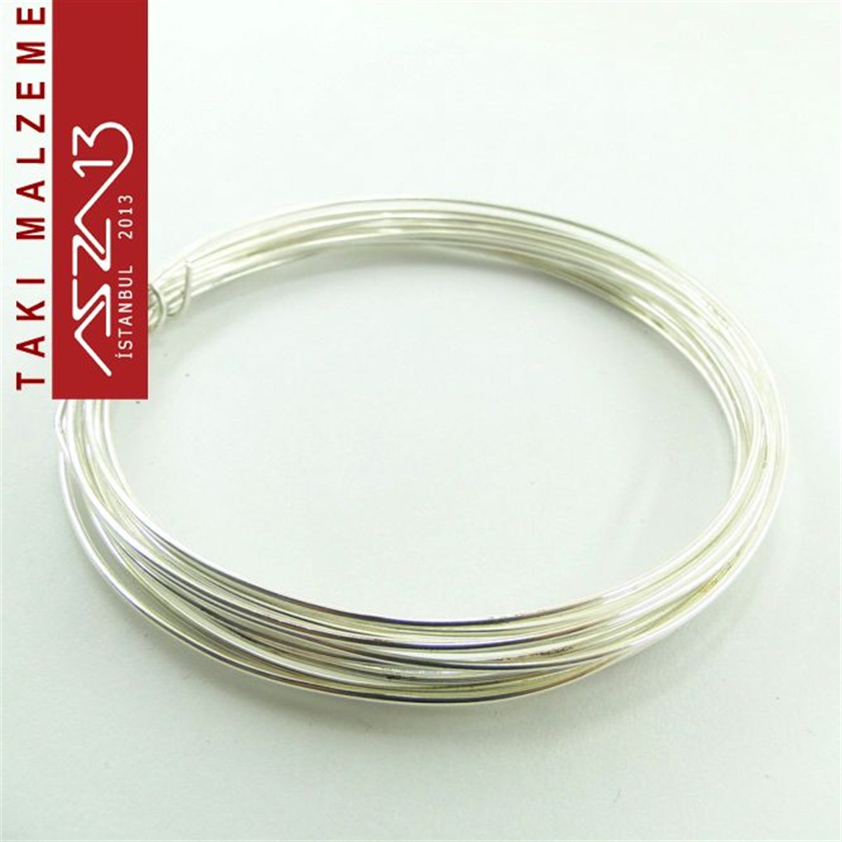 Gümüş Kaplamalı 3,0 m Uzunluğunda 80 Mikron (0,80 mm) Yumuşak Pirinç Tel / Paket İçeriği 1 Adet