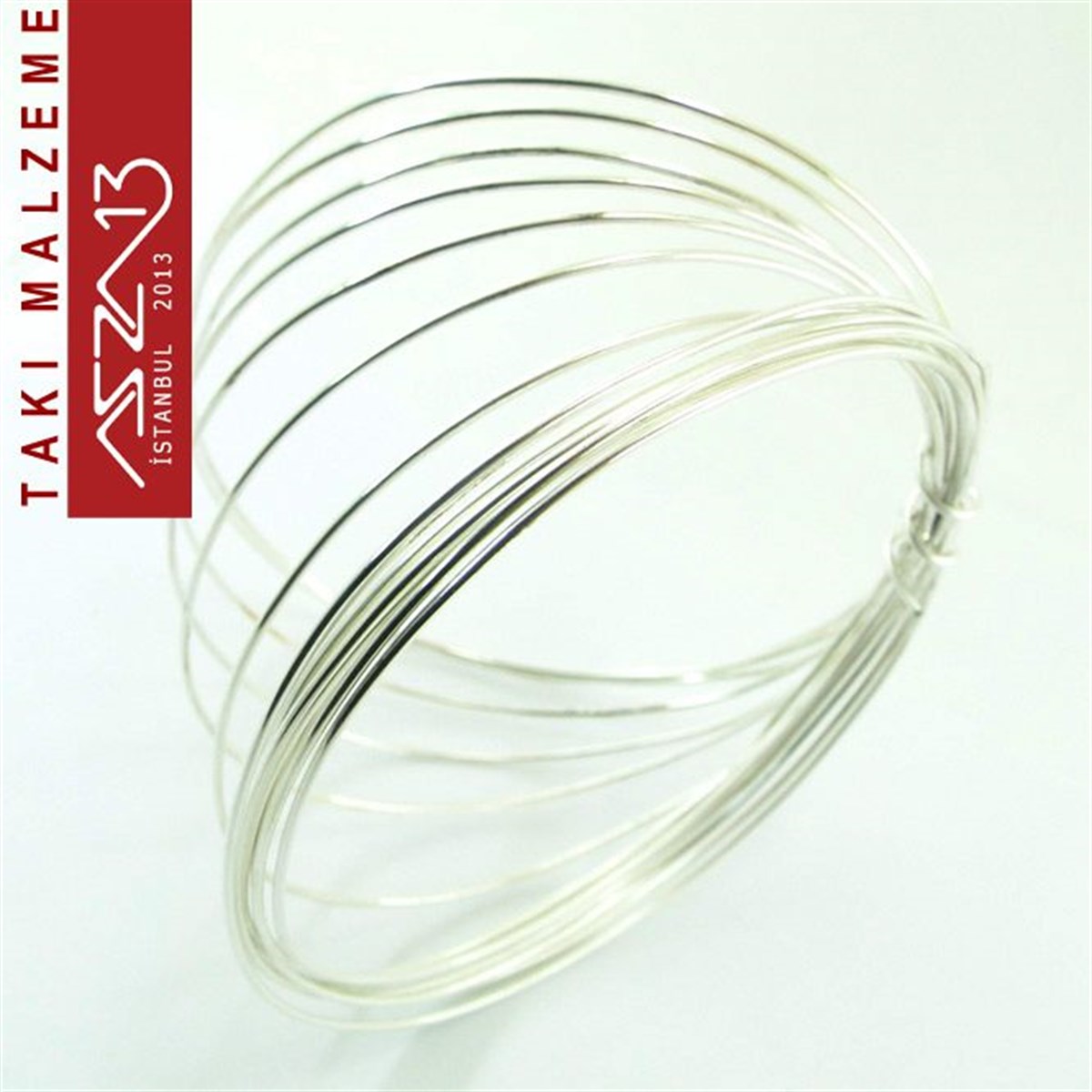Gümüş Kaplamalı 3,0 m Uzunluğunda 80 Mikron (0,80 mm) Yumuşak Pirinç Tel / Paket İçeriği 1 Adet