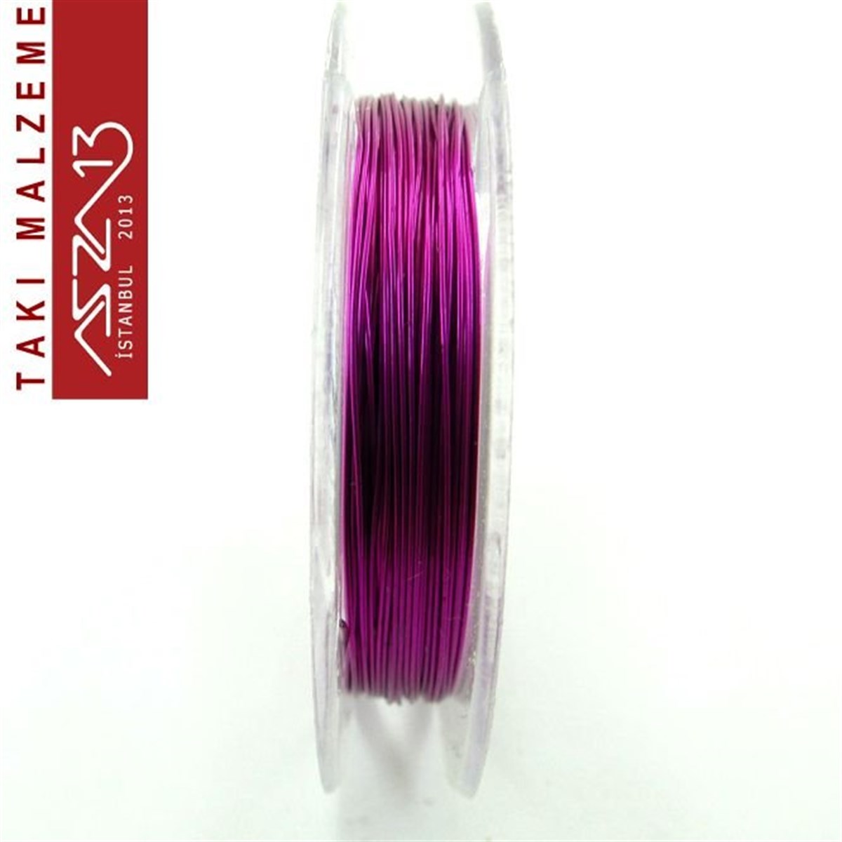 Koyu Pembe Rengi 35 Mikron (0,35 mm) Emaye Kaplı Tel / Paket İçeriği 1 Adet