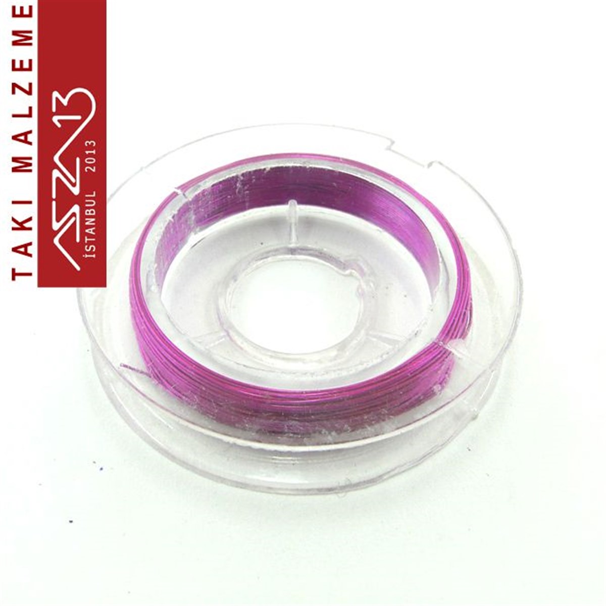 Koyu Pembe Rengi 35 Mikron (0,35 mm) Emaye Kaplı Tel / Paket İçeriği 1 Adet