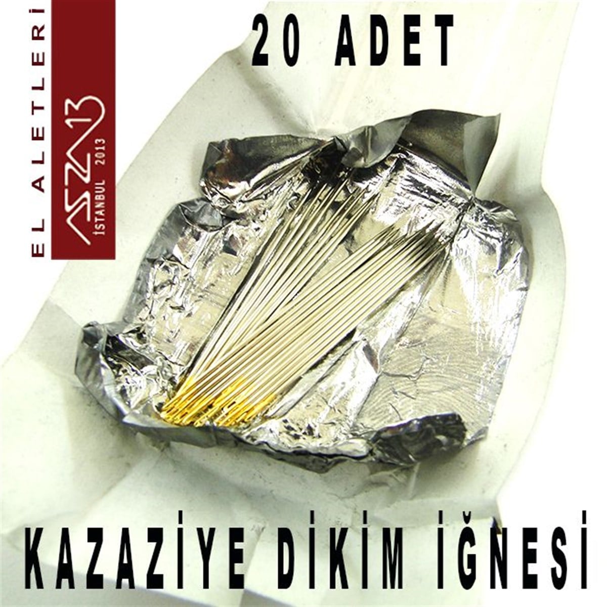 İğne - Çelik, No.4 - 35 mm / 20 Adet