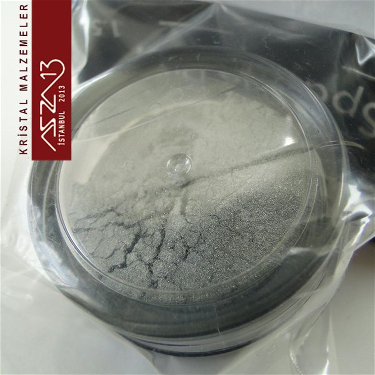 Kristal Taş Macunu Parlatma Tozu (Mica Powder) / Gümüş