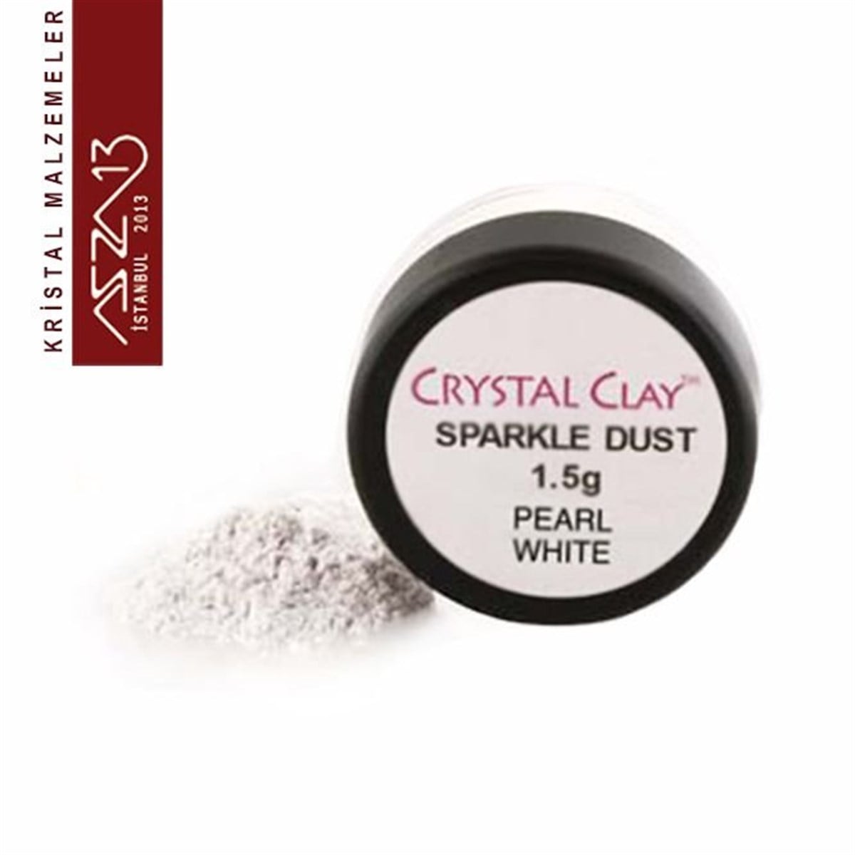 Kristal Taş Macunu Parlatma Tozu (Mica Powder) / İnci Beyazı