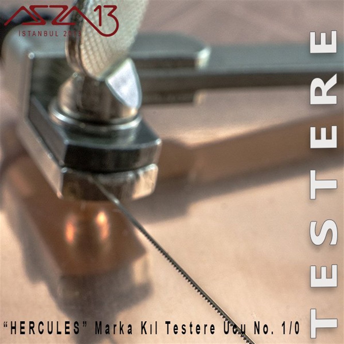 Herkules Kıl Testere Ucu, No.1/0  (Paket İçeriği 12 Adet)