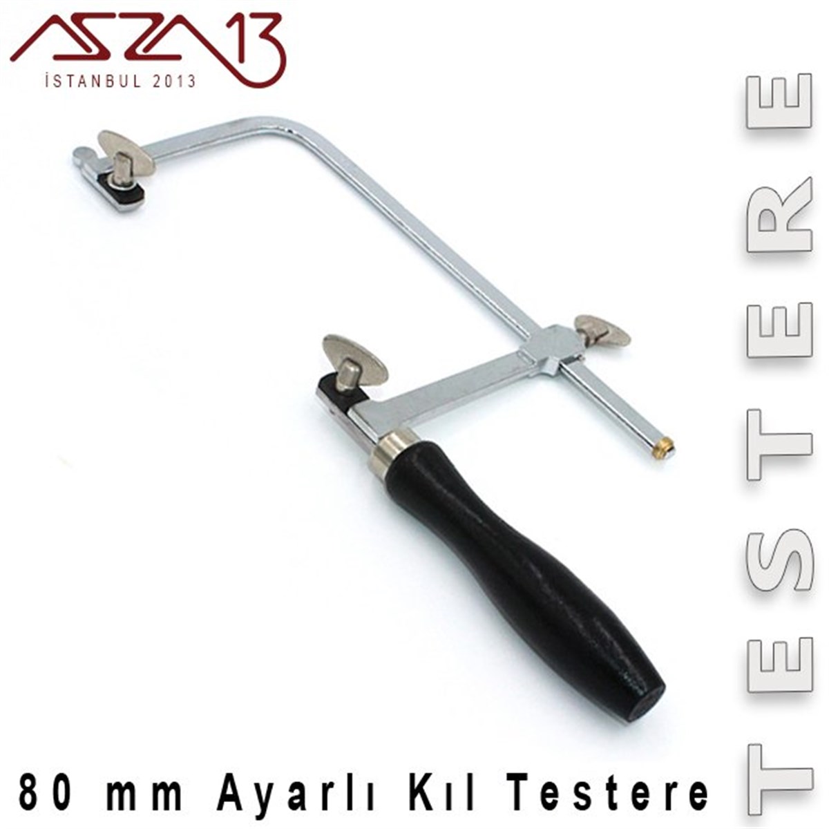 Herkules Alman Kıl Testere, 80 mm, Ayarlı