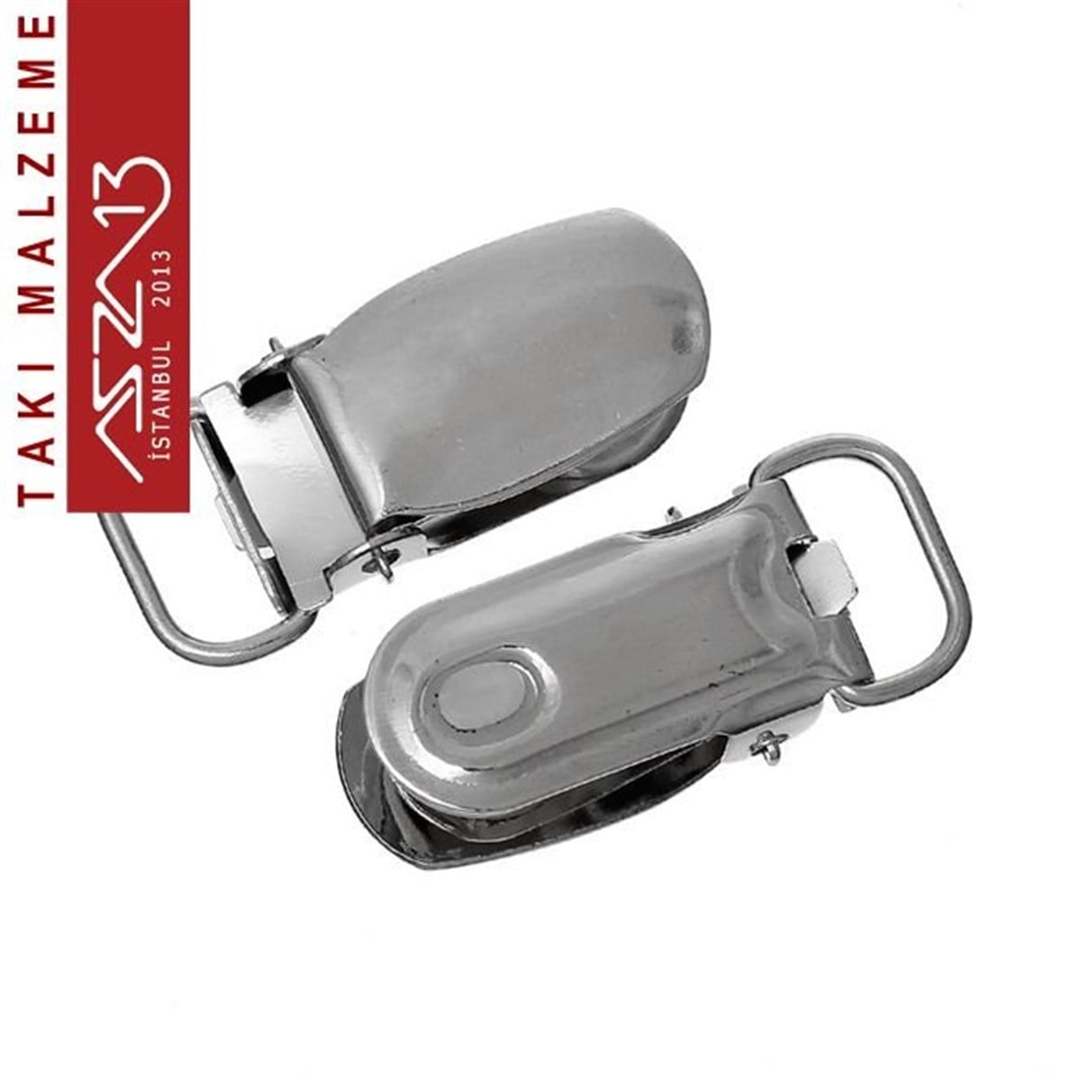 Oval Metal Emzik Klipsi  / Paket içeriği 1 Adet