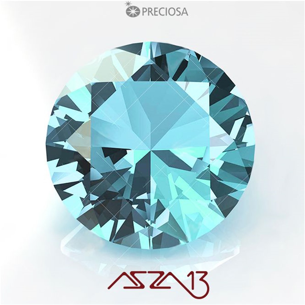 SS16 Optima (3,9 mm) Altı Sivri Aqua Bohemica, Kristal Taş  / Paket İçeriği 72 Adet
