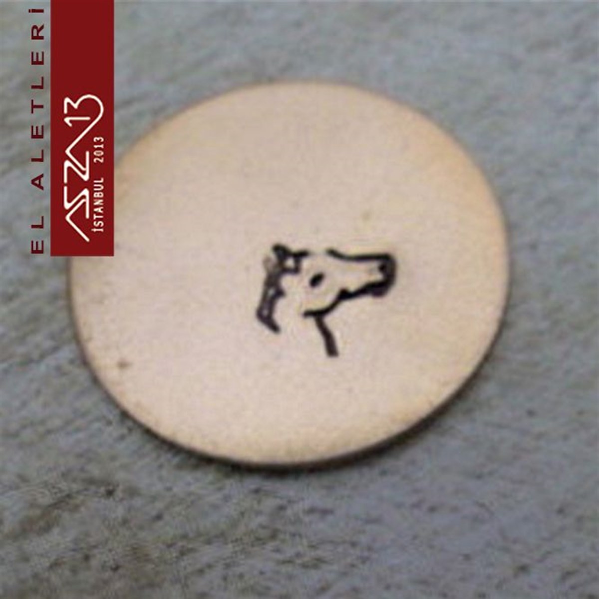 6 mm At Figürlü Metal Damga