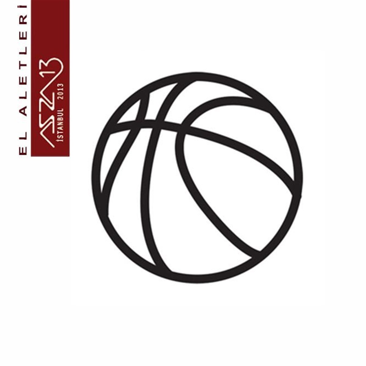 6 mm Basketbol Topu Figürlü Metal Damga