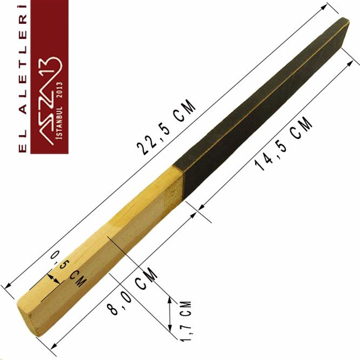 Zımpara Çubuğu İnce 1/0 No (320 Kum) / Paket İçeriği 1 Adet
