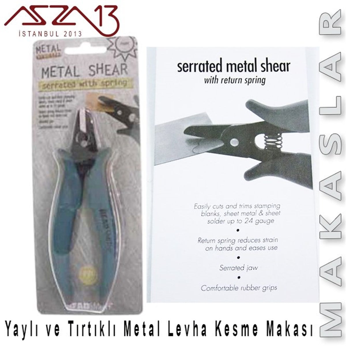 Metal Kesme Makası (0,52 mm Kalınlığa Kadar)