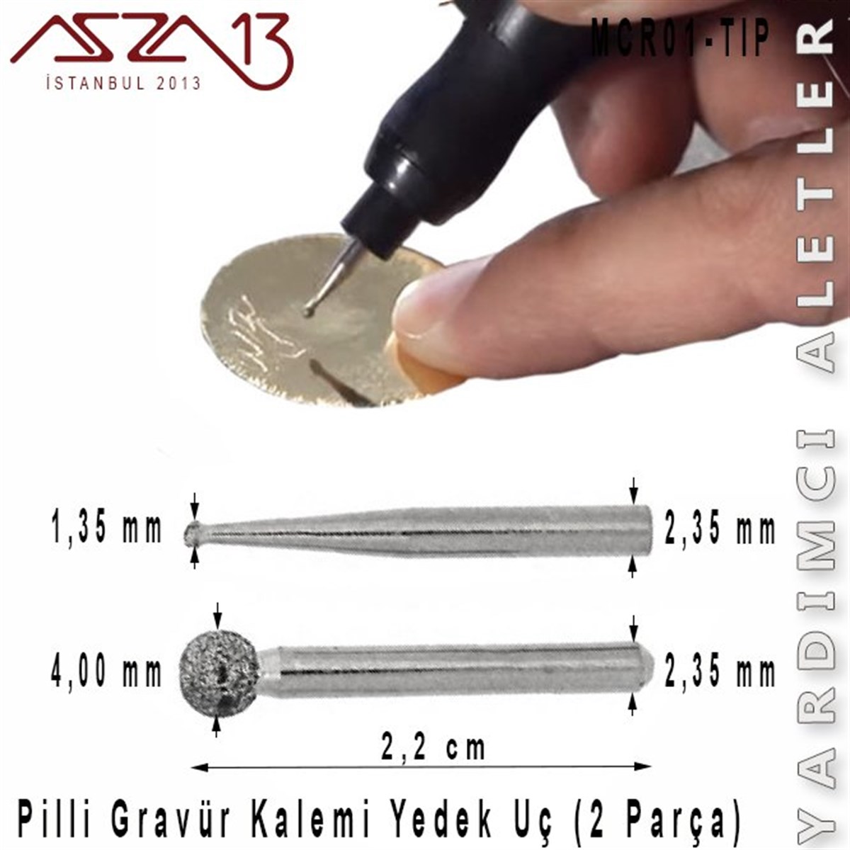 Pilli Gravür Kalemi Yedek Ucu