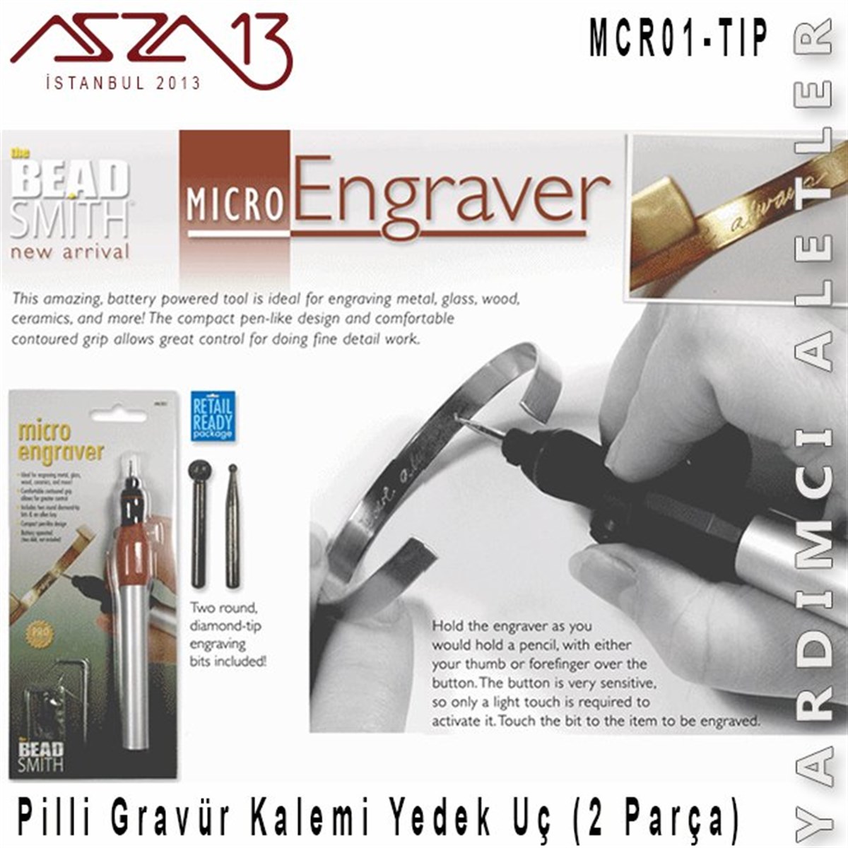 Pilli Gravür Kalemi Yedek Ucu