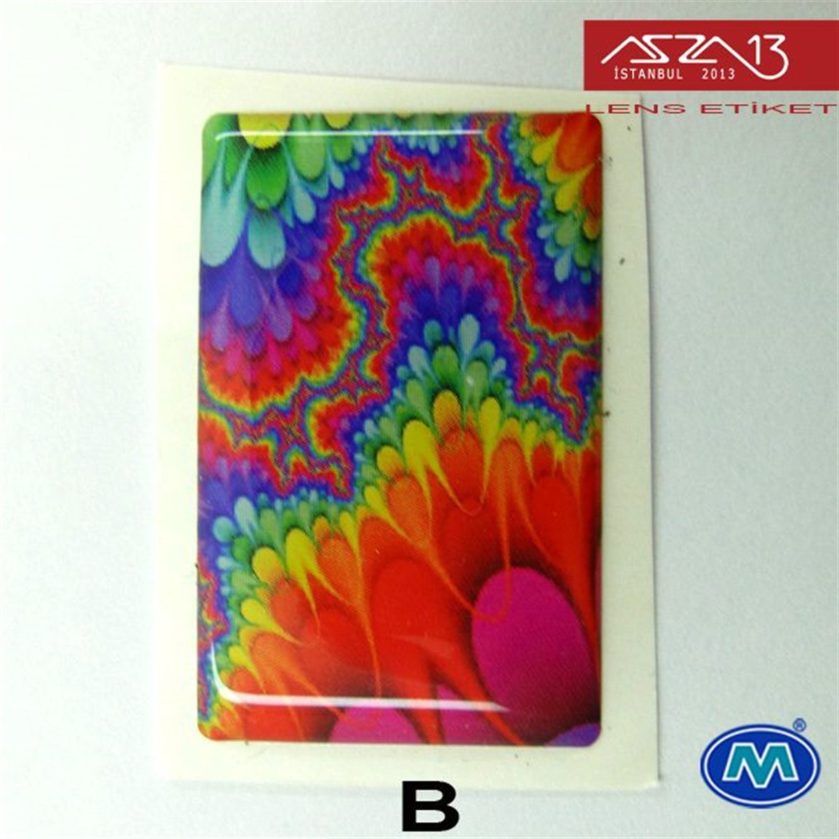 Kendinden Yapışkanlı 25 mm x 39 mm Dikdörtgen Epoxy Etiket (Modes) / Paket İçeriği 2 Adet