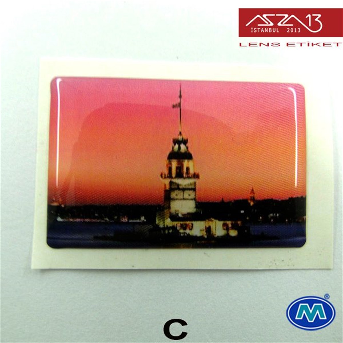 Kendinden Yapışkanlı 25 mm x 39 mm Dikdörtgen Epoxy Etiket (Modes) / Paket İçeriği 2 Adet