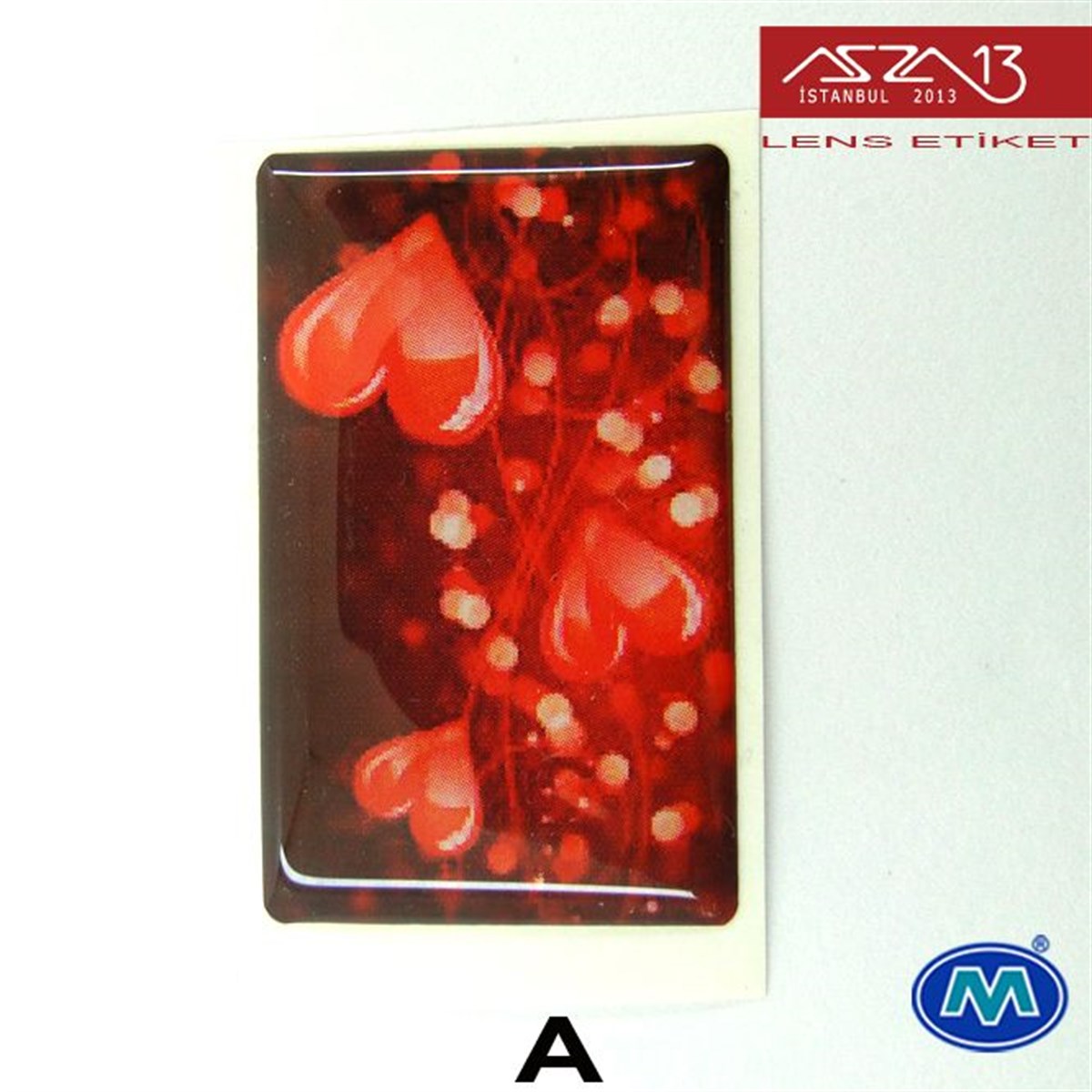 Kendinden Yapışkanlı 25 mm x 39 mm Dikdörtgen Epoxy Etiket (Modes) / Paket İçeriği 2 Adet