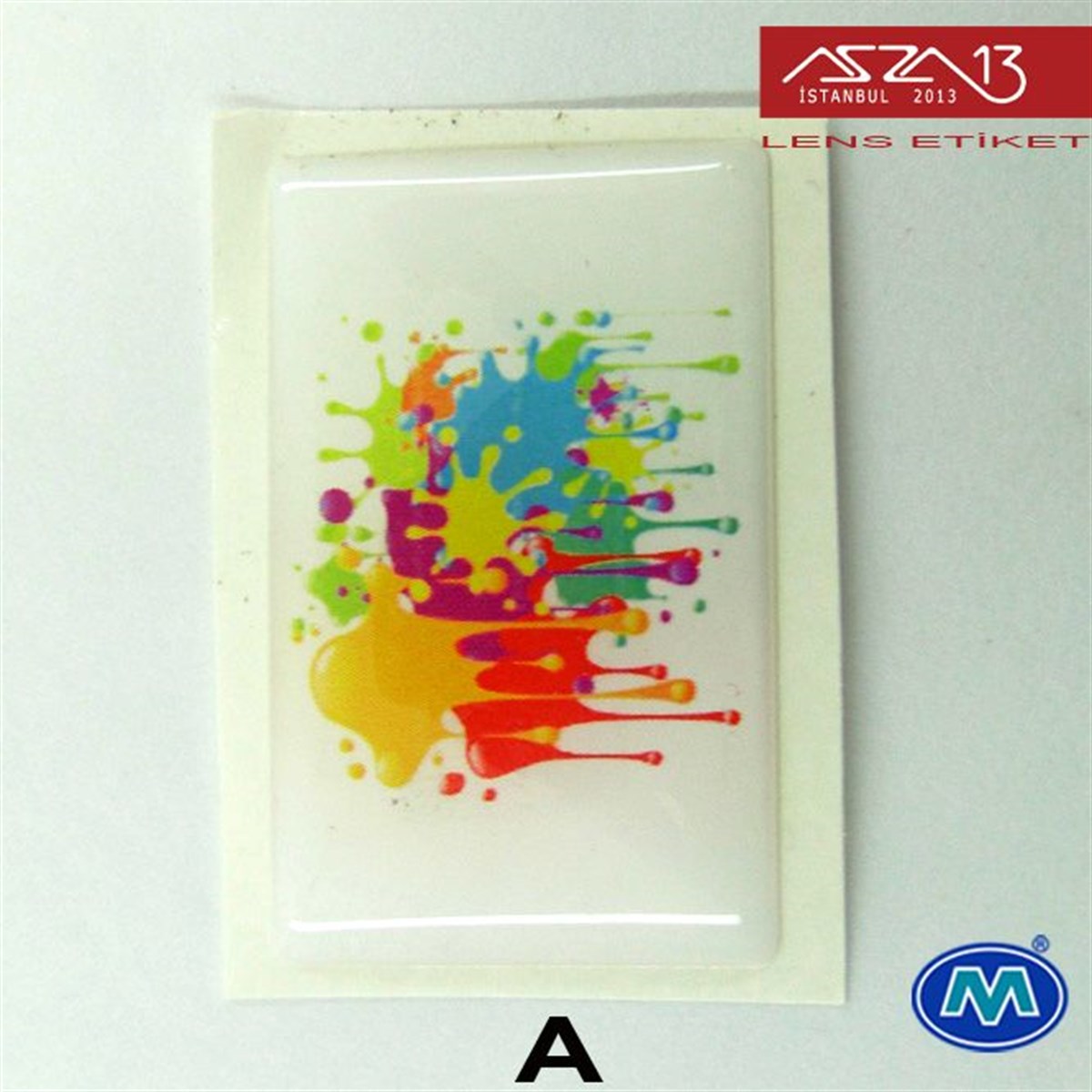 Kendinden Yapışkanlı 25 mm x 39 mm Dikdörtgen Epoxy Etiket (Modes) / Paket İçeriği 2 Adet