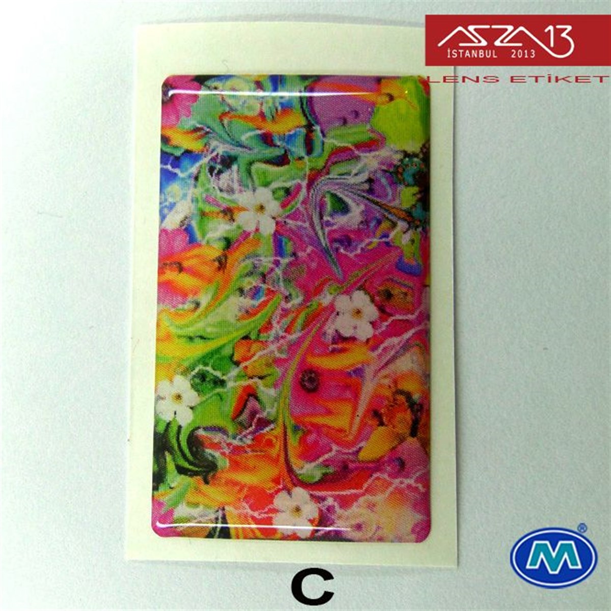 Kendinden Yapışkanlı 25 mm x 39 mm Dikdörtgen Epoxy Etiket (Modes) / Paket İçeriği 2 Adet