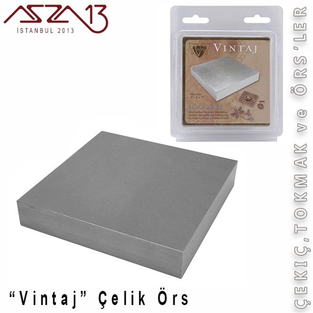Vintaj Çelik Örs