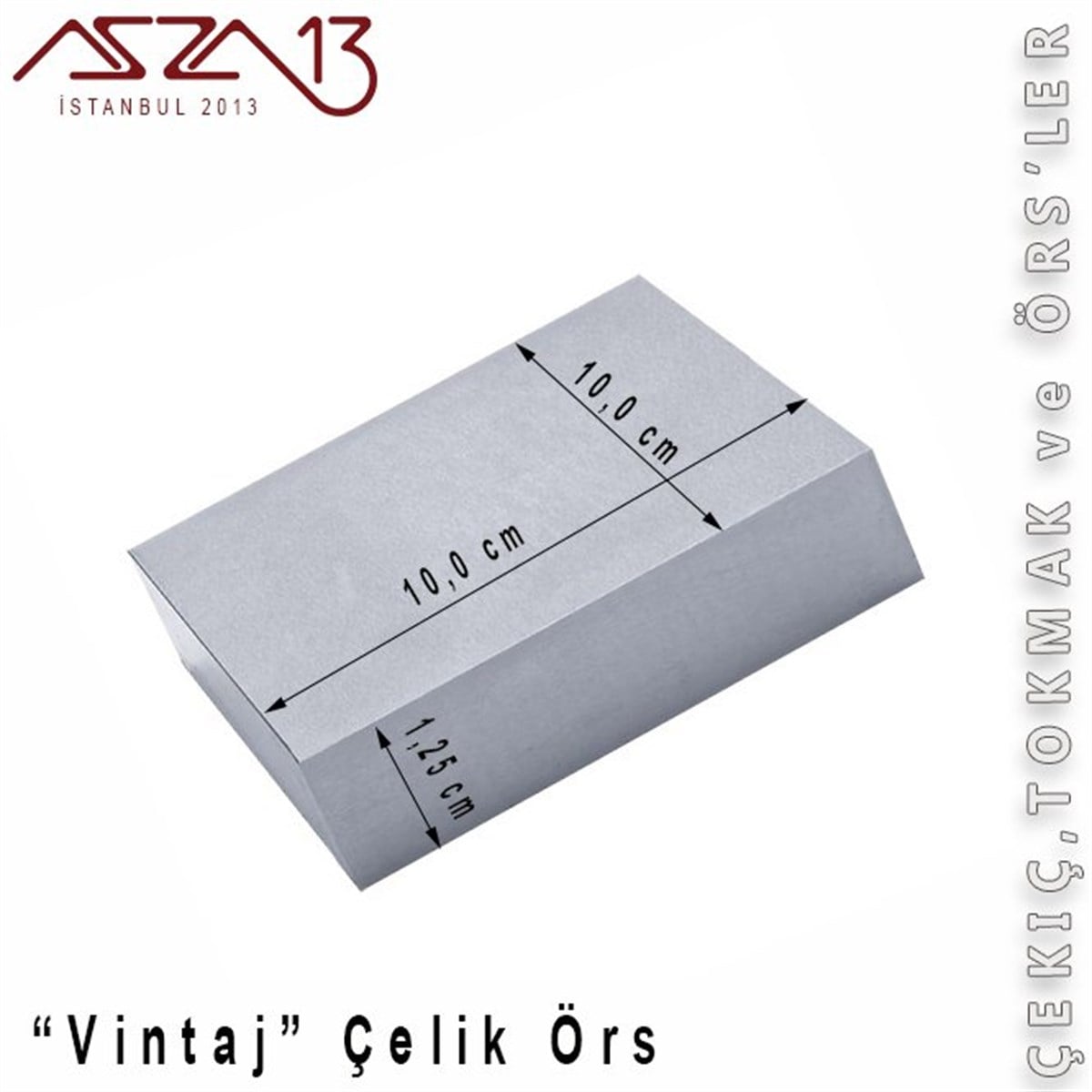 Vintaj Çelik Örs