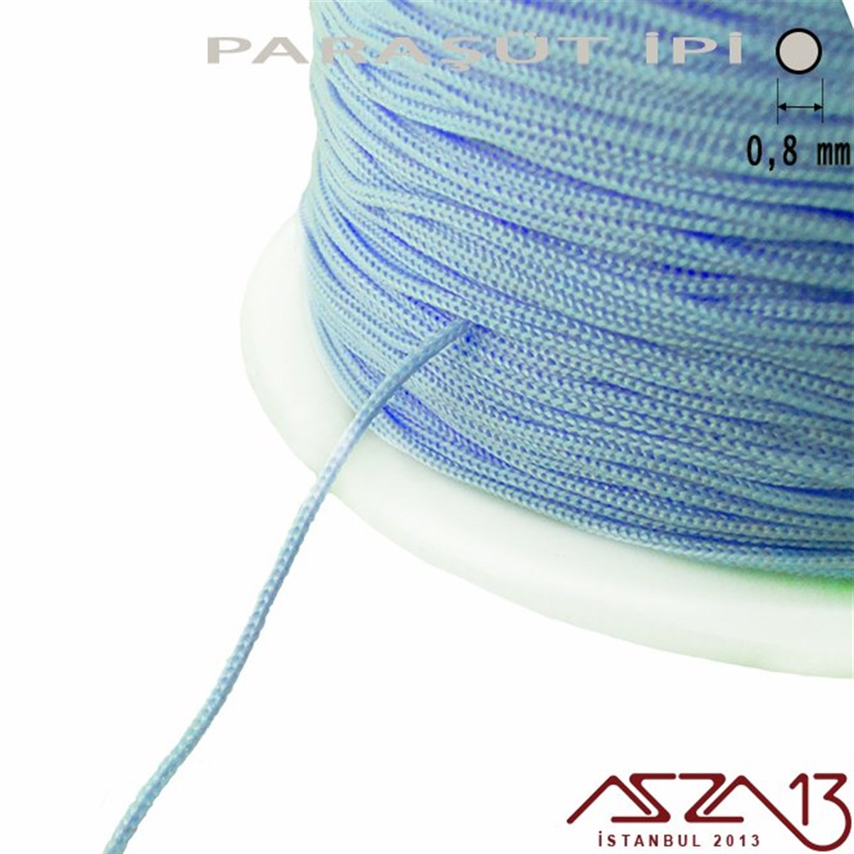 Açık Mavi 0,8 mm Paraşüt İp (Bobin 100 metre)