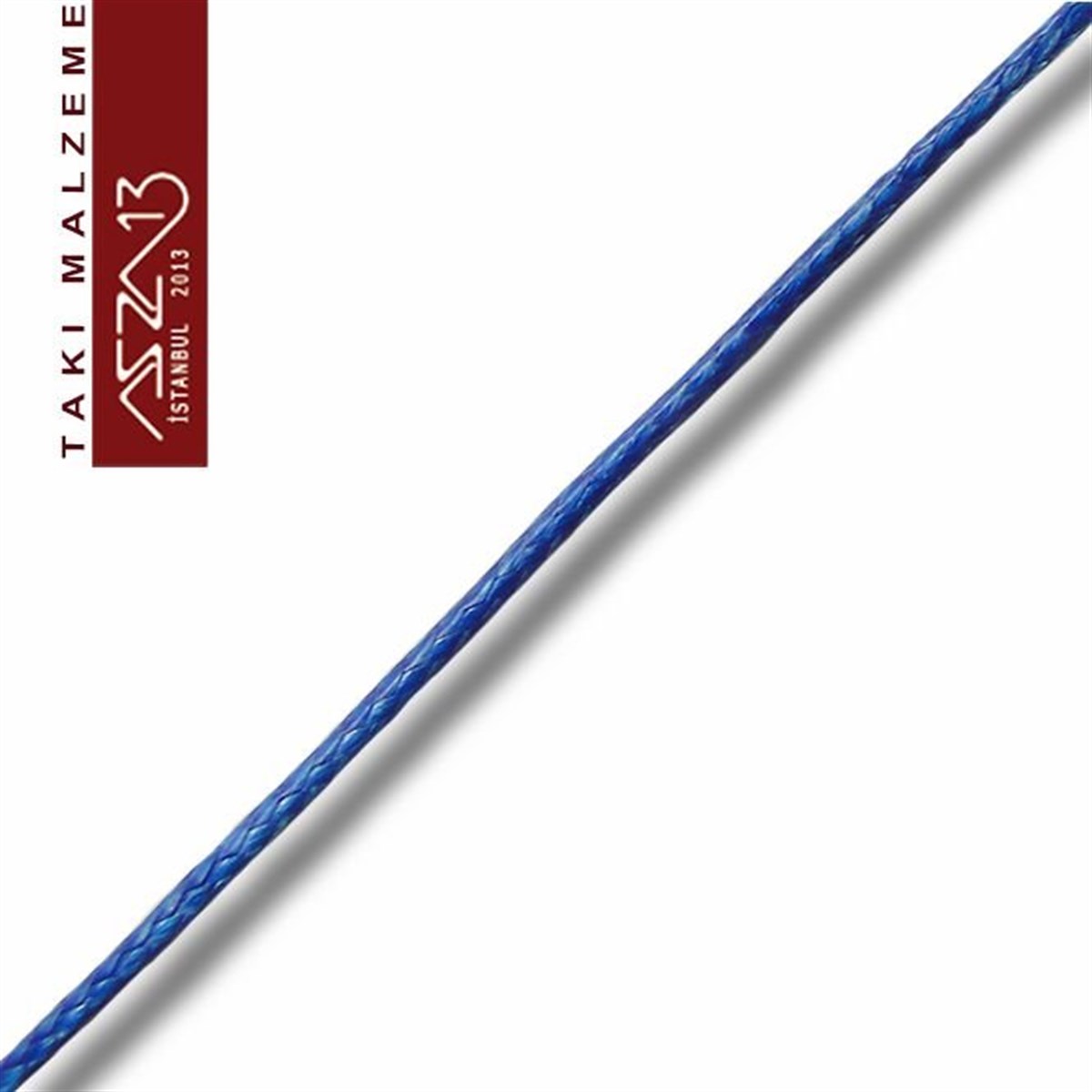 Mavi 1,00 mm Kalınlıkta Film Kaplı Paraşüt İpi / 3 Metre